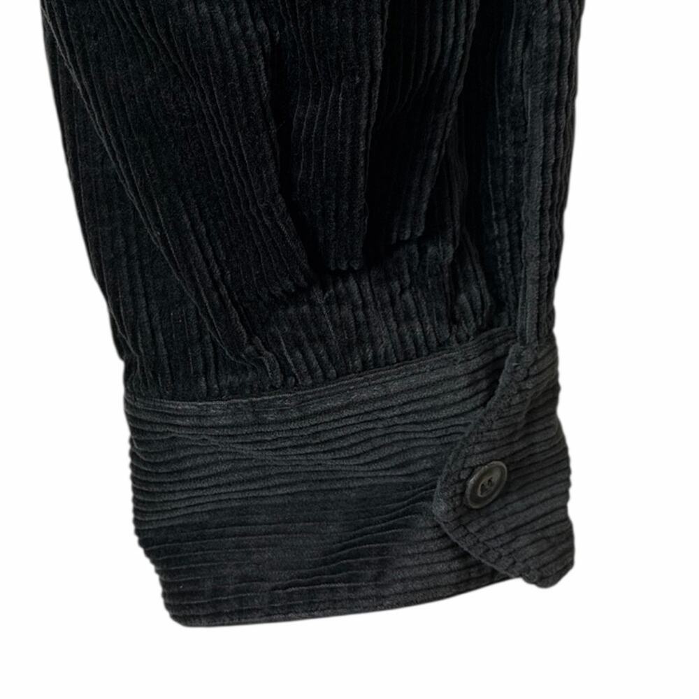 BRORA Black Corduroy Bombacho Pleated Slouchy Tapered Ankle Pants Women’s Size 4 - Picture 10 of 12